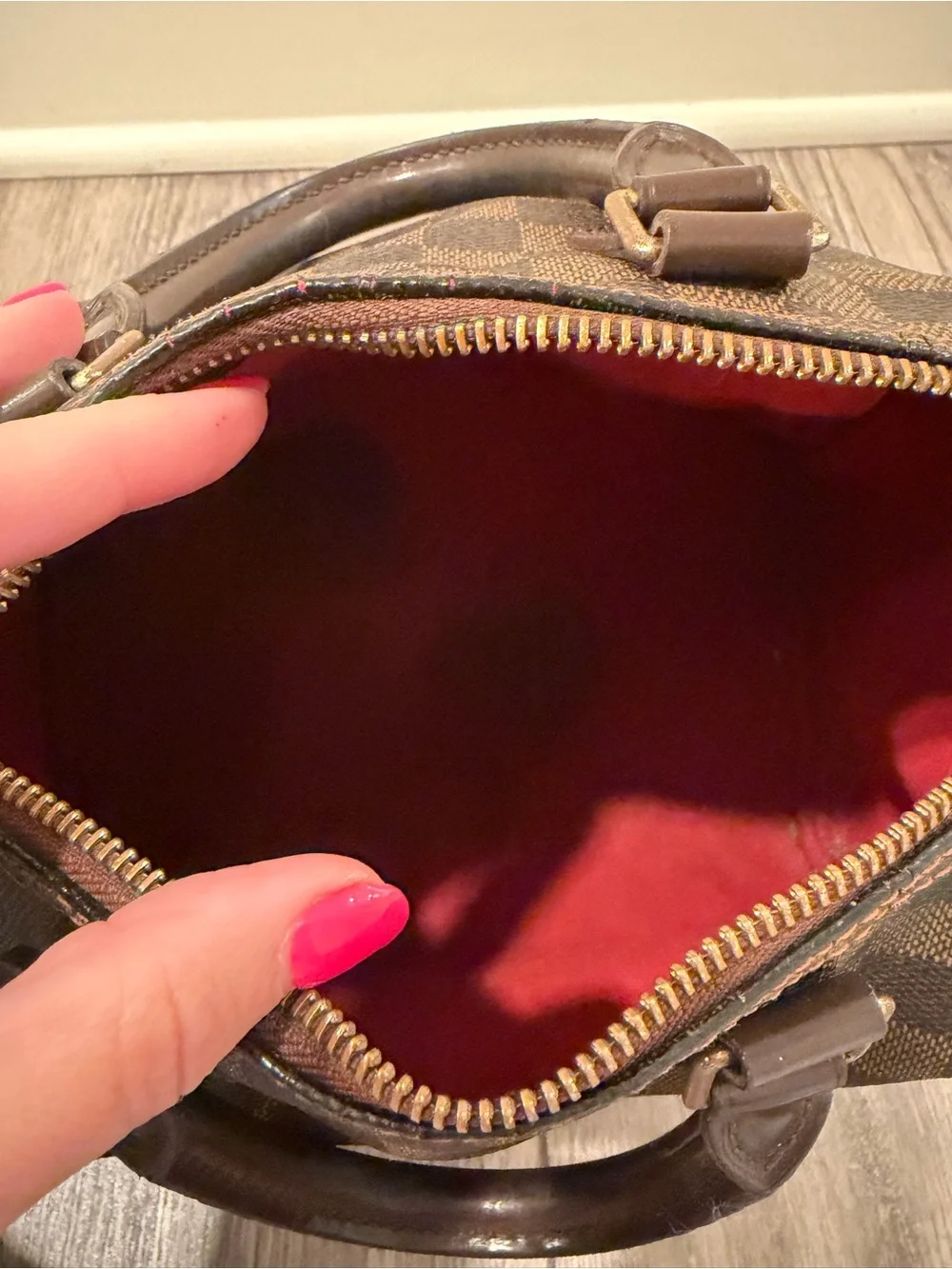 Authentic Louis Vuitton Speedy 25 Damier Ebene – Made in France